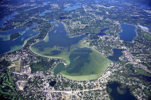 Cass Lake in Oakland County, Michigan